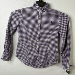 Ralph Lauren size 8 Girls Blouse NWT